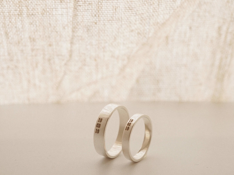 NUMBER COUPLE BAND RING