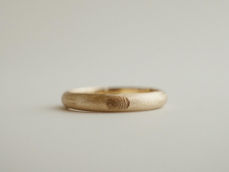 FINGER PRINT RING - 3.2mm