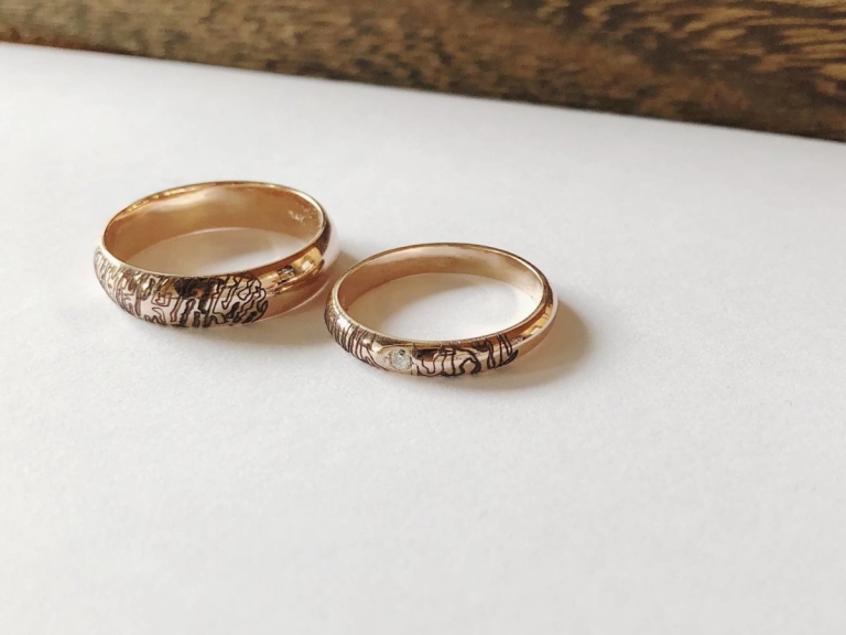 THICK D-SHAPE BAND RING - 3MM