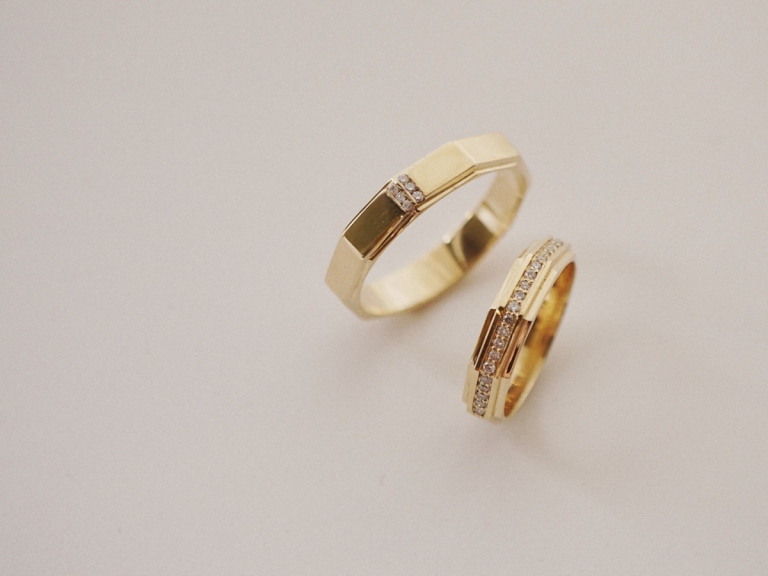 DECAGON DUO BAND RING