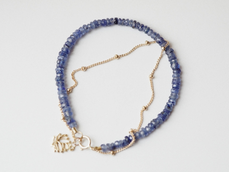 LOTUS - SATELLITE BLUE SAPPHIRE BRACELET