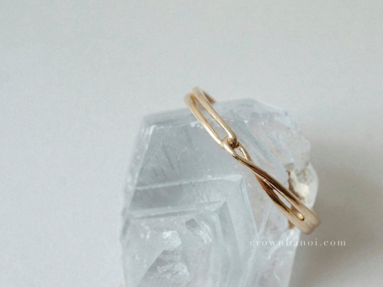 KNOT BORDER RING - 2MM