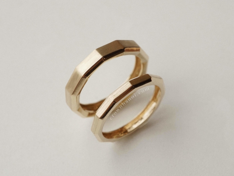 GEOMETRIC FACET COUPLE RING