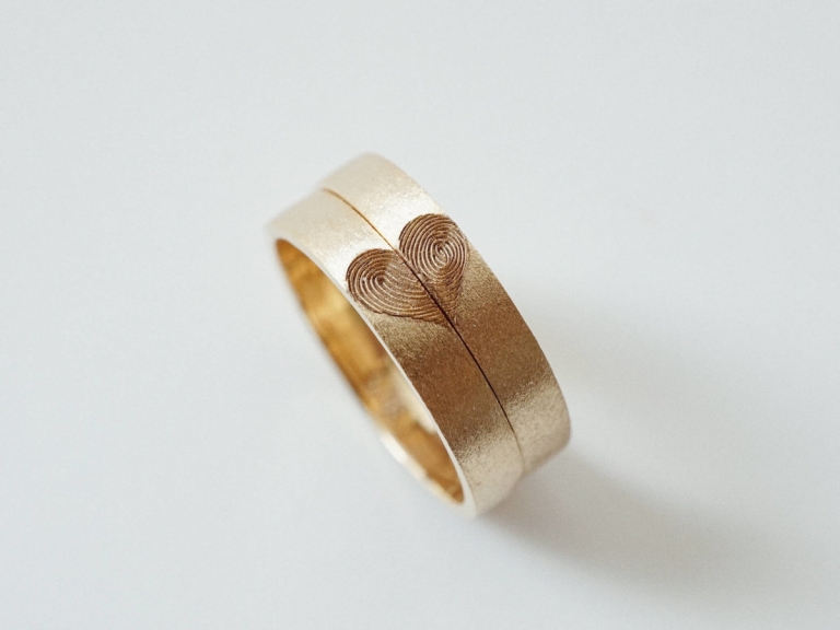 FINGER PRINT BAND RING