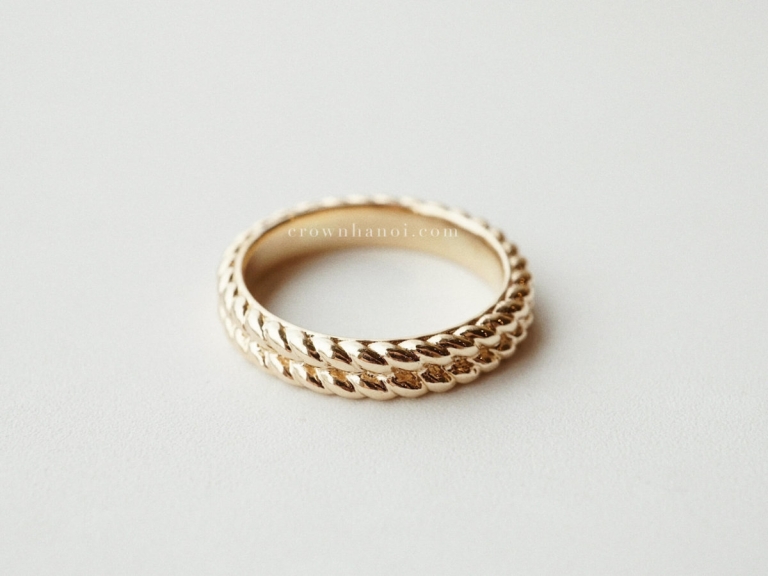 DUO ROPE BAND RING