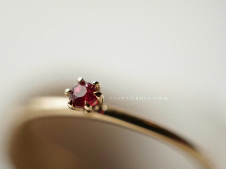 DANDELION SKINNY RING