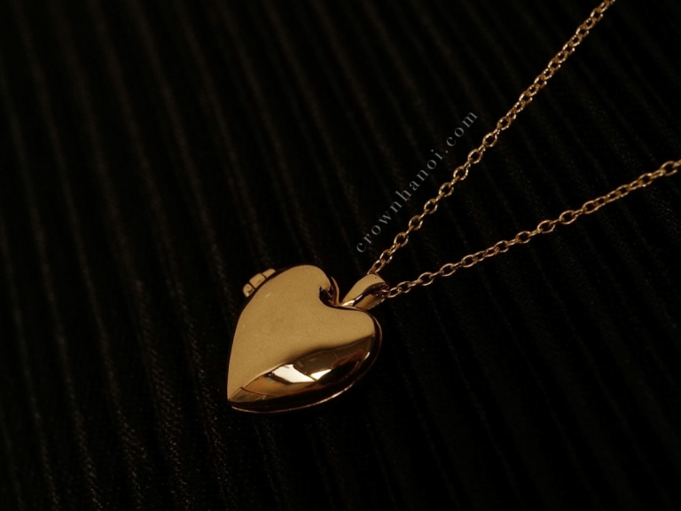 HEART LOCKET NECKLACE - 10MM