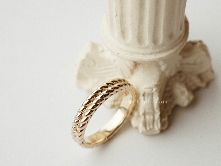 DUO ROPE BAND RING