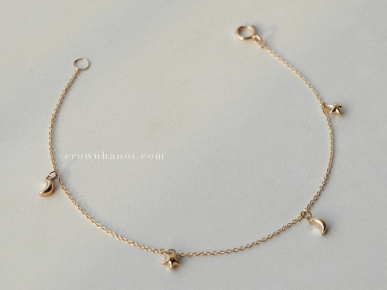 PUFF CRESCENT & STAR BRACELET