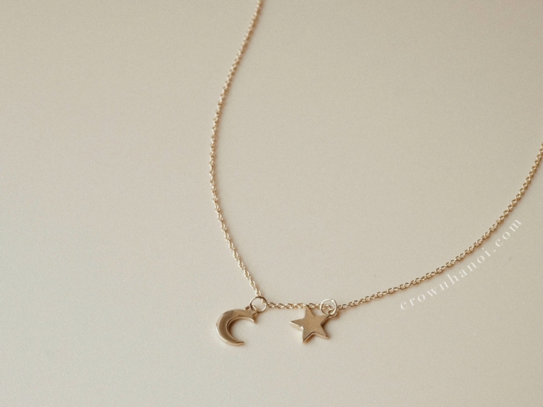 CRESCENT STAR NECKLACE