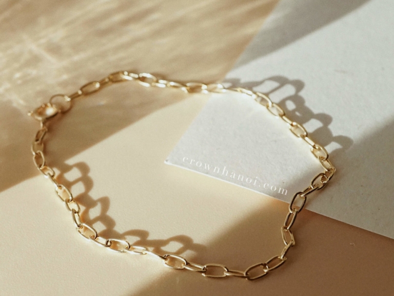 SHORT RECTANGLE CHAIN BRACELET