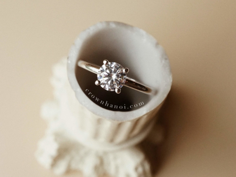 4 PRONG SOLITAIRE RING - 5.5mm