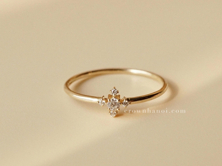 CROSS STONE RING