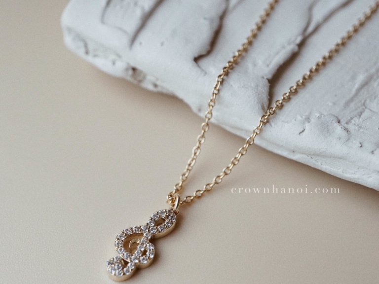 PAVE SOL NECKLACE
