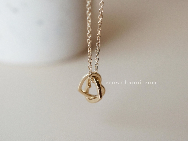 DOUBLE HEART NECKLACE