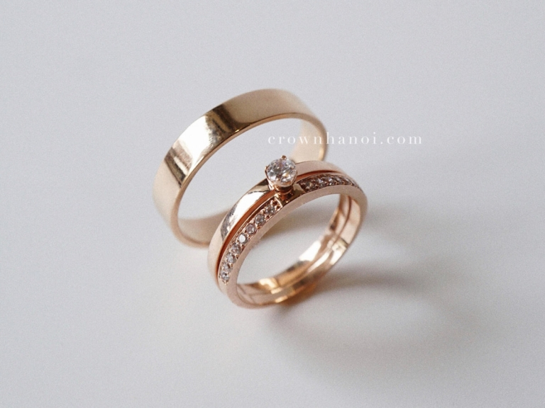 BAND RING 4.5MM & PUZZLE RING