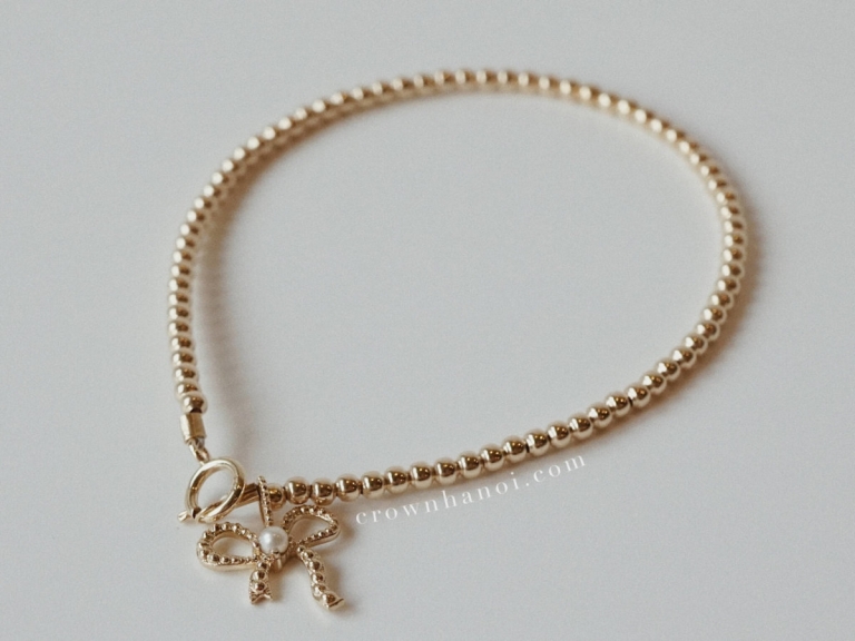 RIBBON PEARL - BEADED BRACELET 2MM