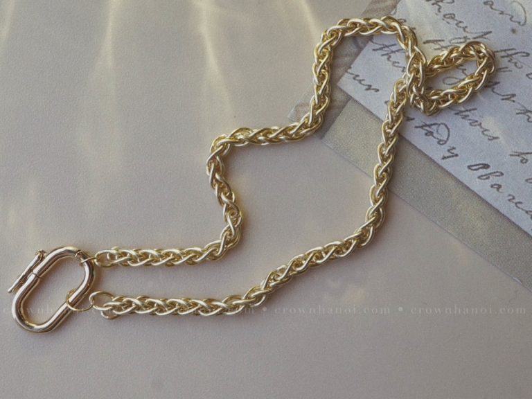 EDGE RECTANGLE CLASP - BOLD CABLE BRACELET