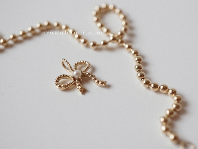 RIBBON PEARL - DISCO BEADS BRACELET