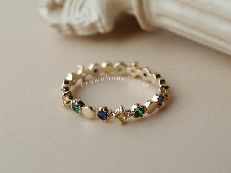 ETERNITY RING - TRI COLOR