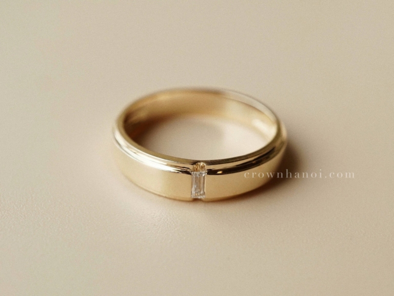 BAGUETTE BAND RING - WOMAN