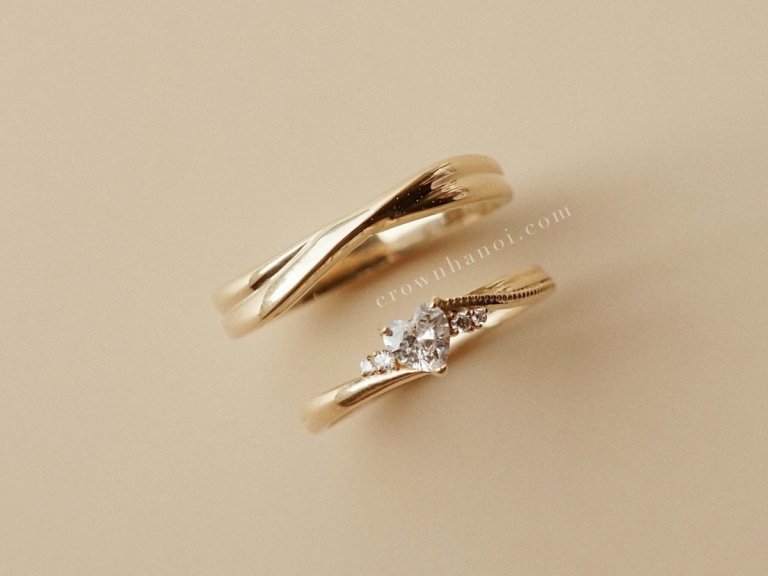 IN LOVE RING & CROSSWISE BAND RING