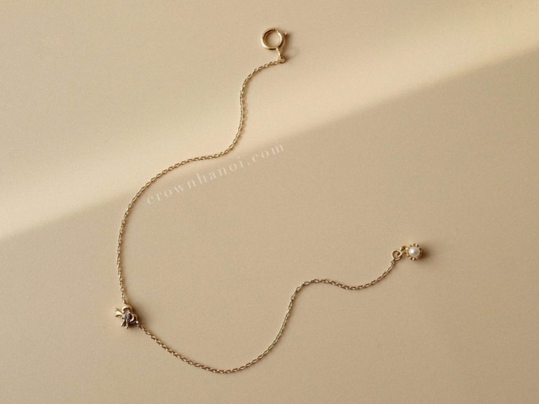 RIBBON PEARL BRACELET