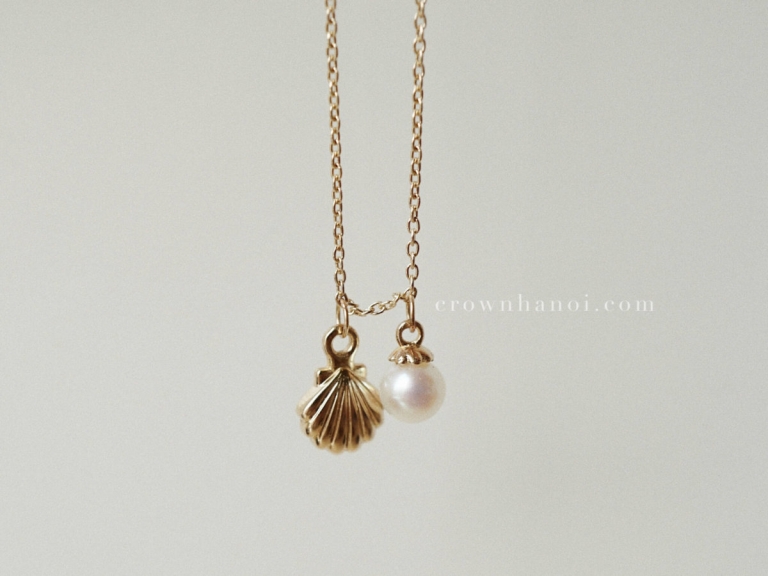 SHELL - PEARL NECKLACE