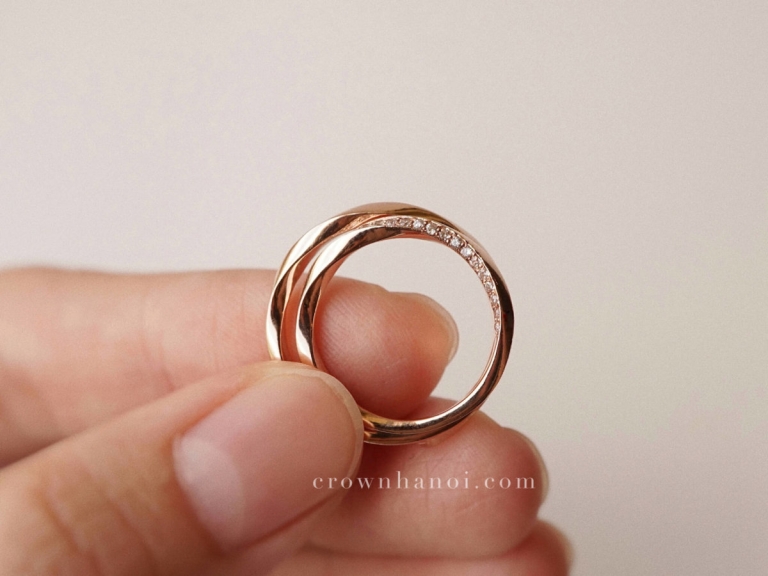 TWIST COUPLE RING