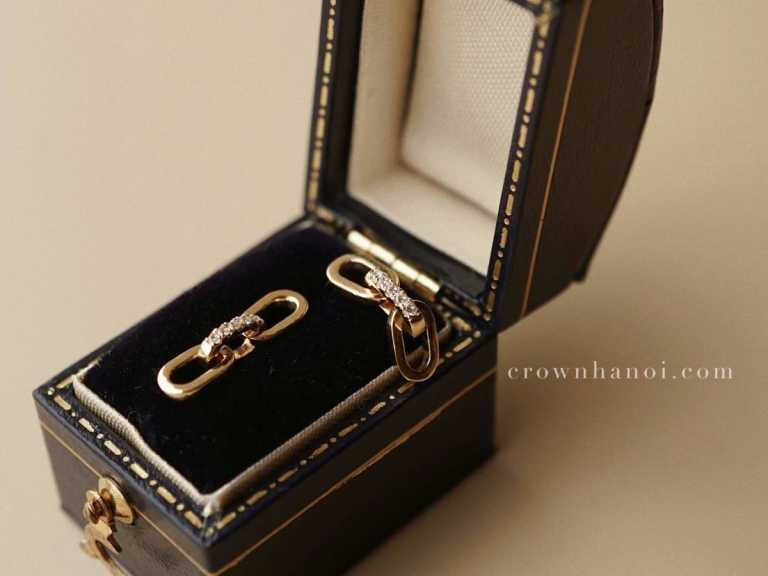 CHAIN PAVE EARRINGS