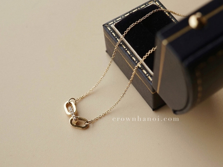 CHAIN PAVE NECKLACE