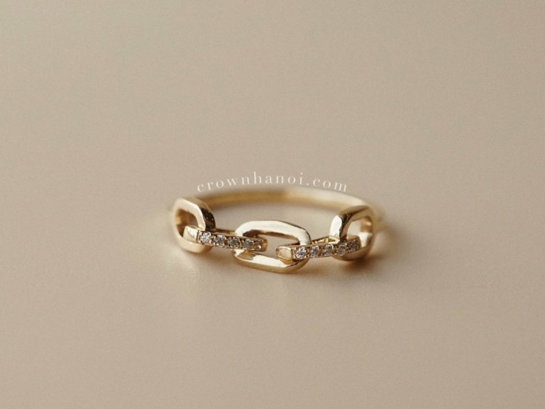 CHAIN PAVE RING