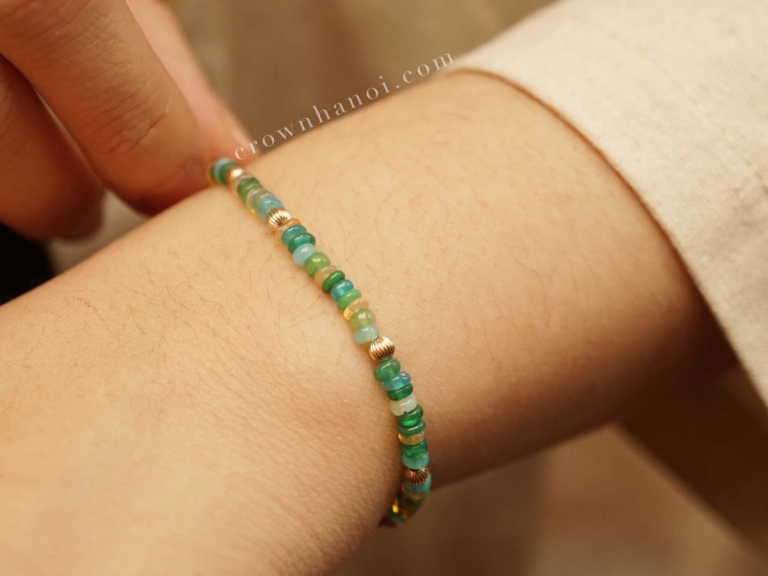 MULTI COLOR OPAL ORBIT BRACELET