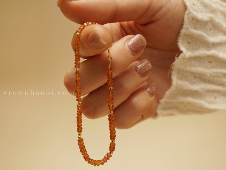 YELLOW SAPPHIRE BEADED BRACELET