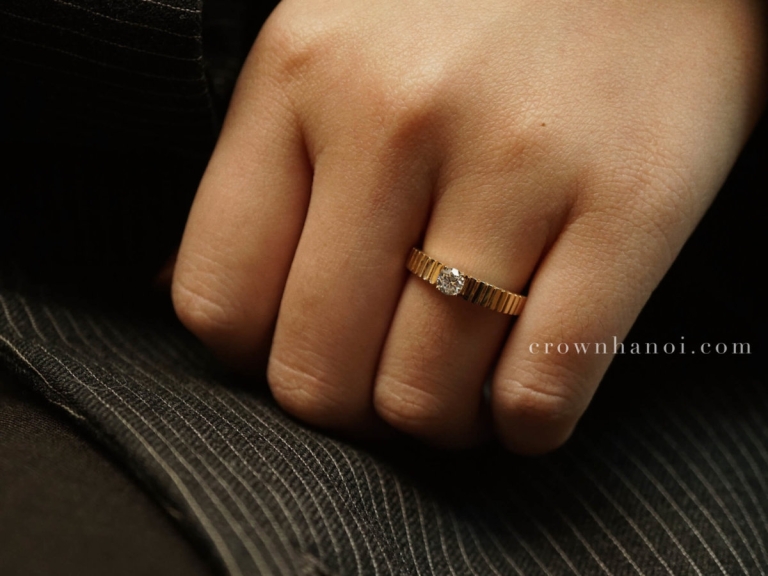 RIBBED MAN BAND RING - 3.5MM