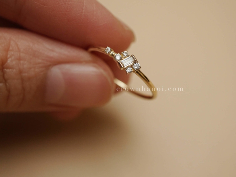 MINI RECTANGLE MOSAIC RING