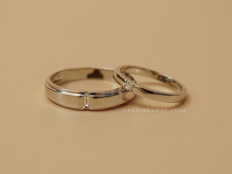 BAGUETTE BAND RING & BL BAND RING