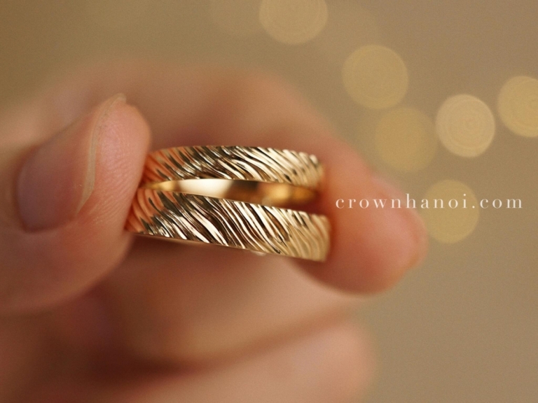 WAVY COUPLE RING
