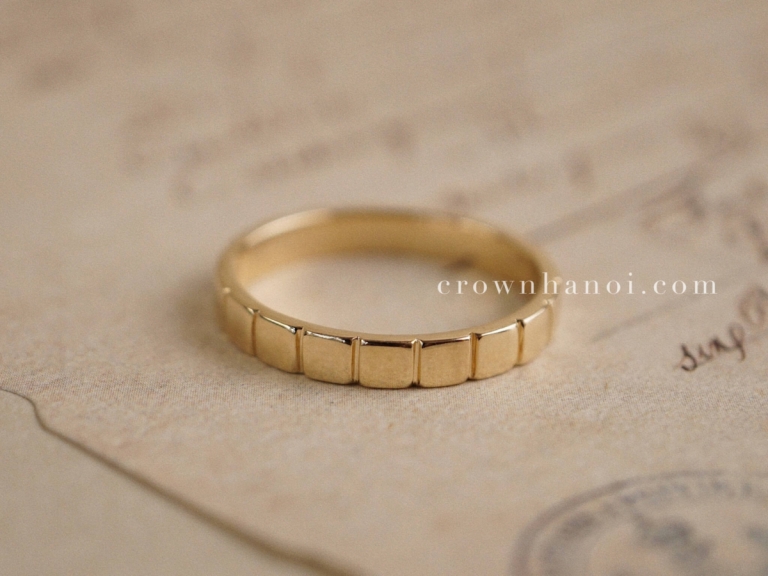 MULTI SQUARE BAND RING - 3MM