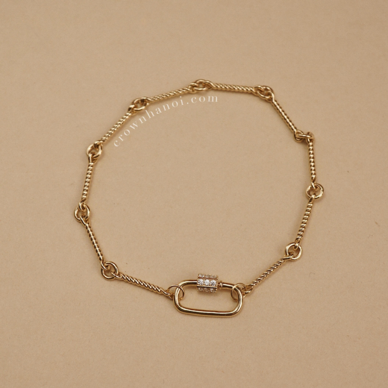 CONNECTOR CLASP - TWIST BAR CHAIN BRACELET