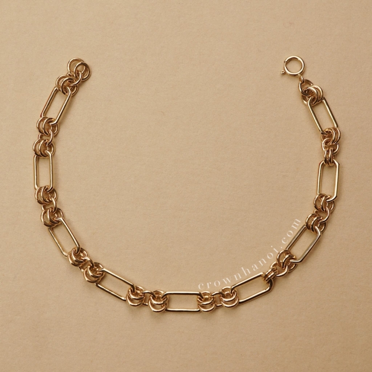 DOUBLE LINK OVAL CHAIN BRACELET