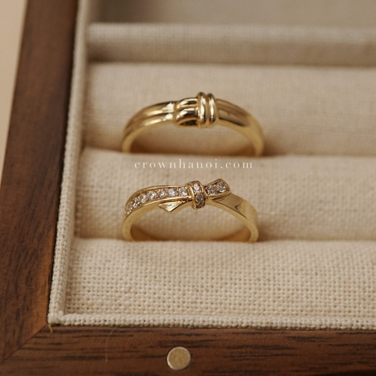 BOW KNOT COUPLE RING