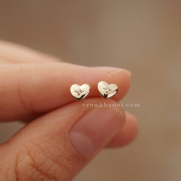 HEART STARDUST EARRINGS