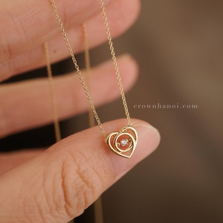 HEART INNER STONE NECKLACE
