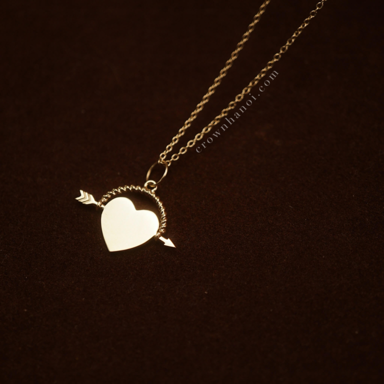 HEART SPINNER NECKLACE