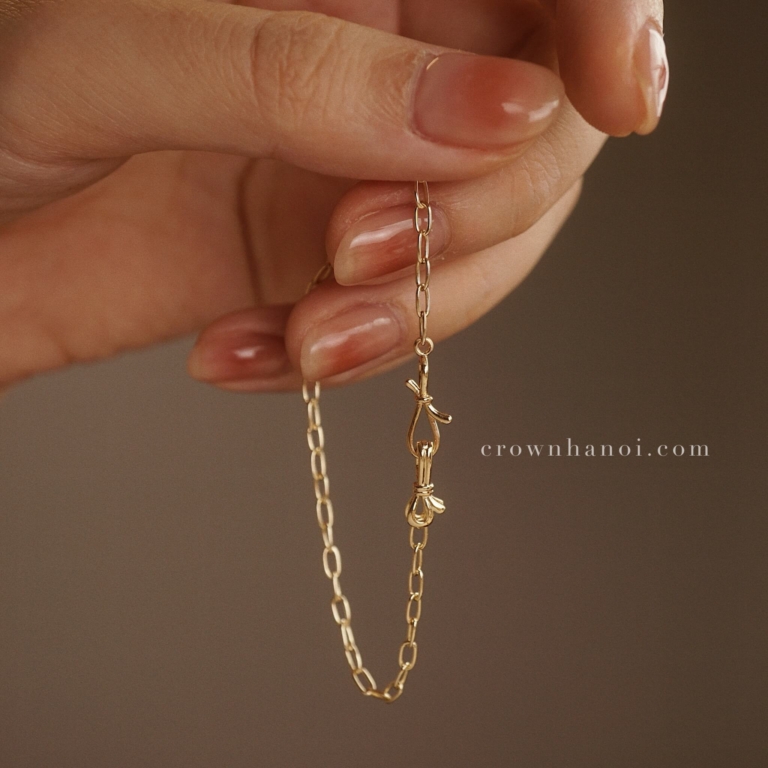BOW CLASP - SHORT RECTANGLE BRACELET