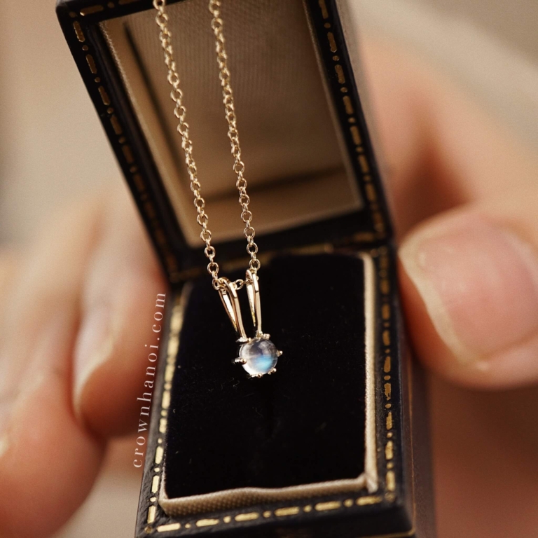 MOONSTONE RABBIT NECKLACE