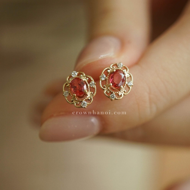 FLEUR HALO EARRINGS