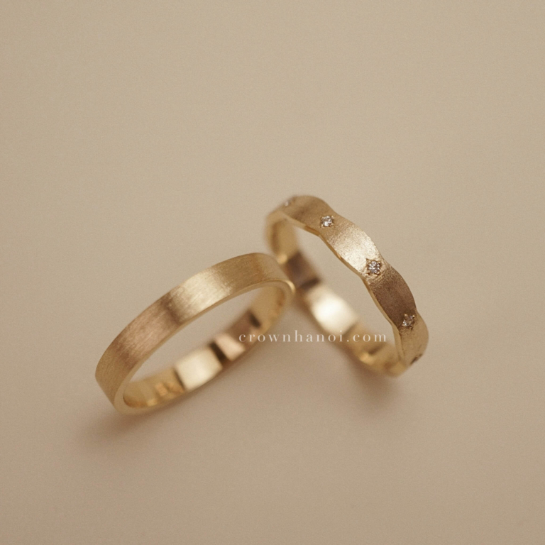 BAND RING 3MM & STARRY CLOUD GALAXY RING