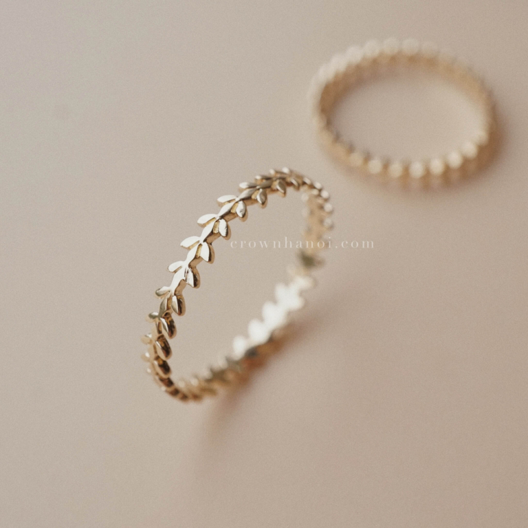 OLIVE LEAF BAND RING - MAN